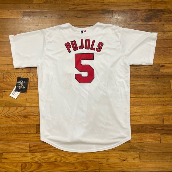 Vintage Y2K MLB St. Louis Cardinals Albert Pujols Stitched Jersey Size 54 NWT - Picture 2 of 6